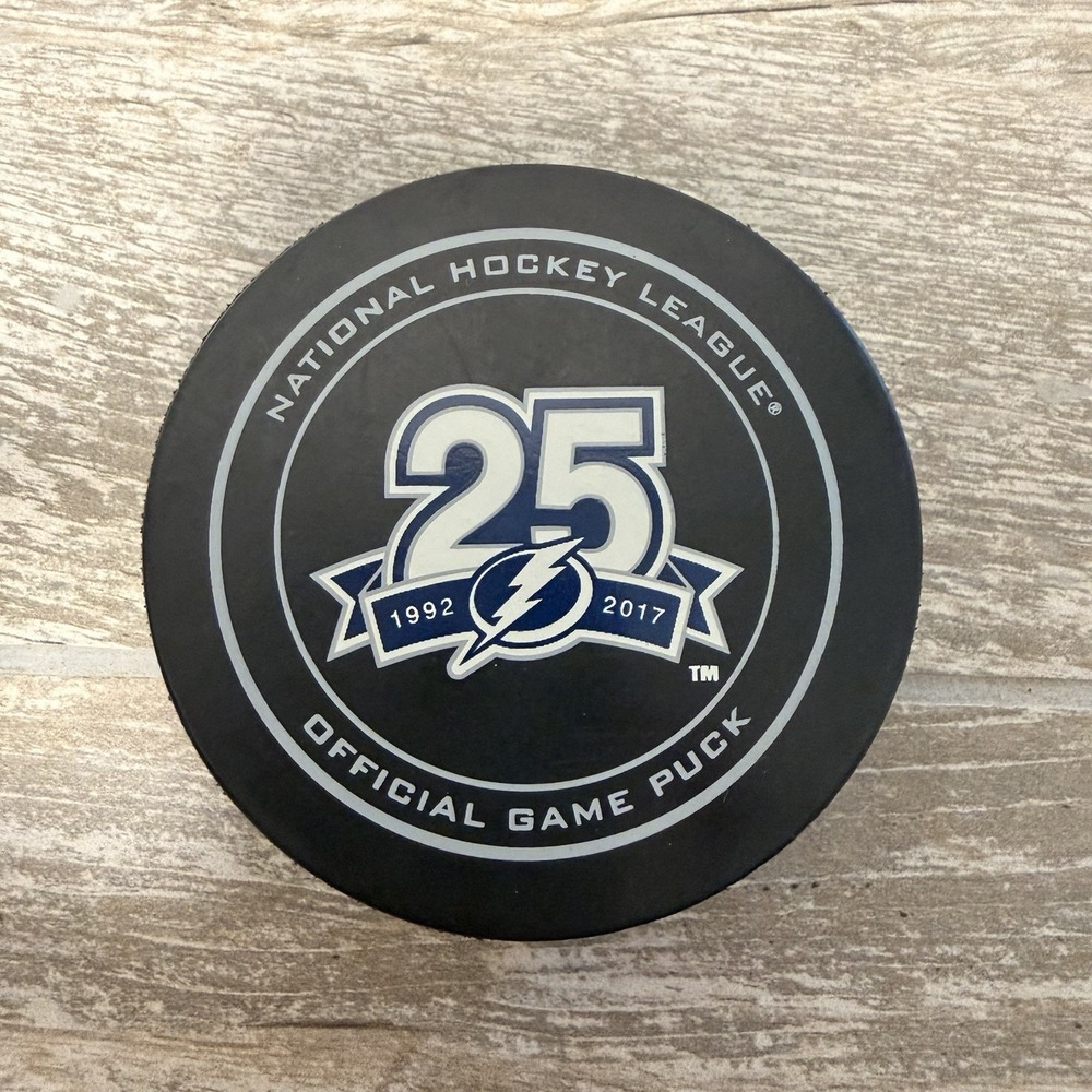2017 NHL Official Game Puck Celebrating 100 Year Anniversary Of The NHL